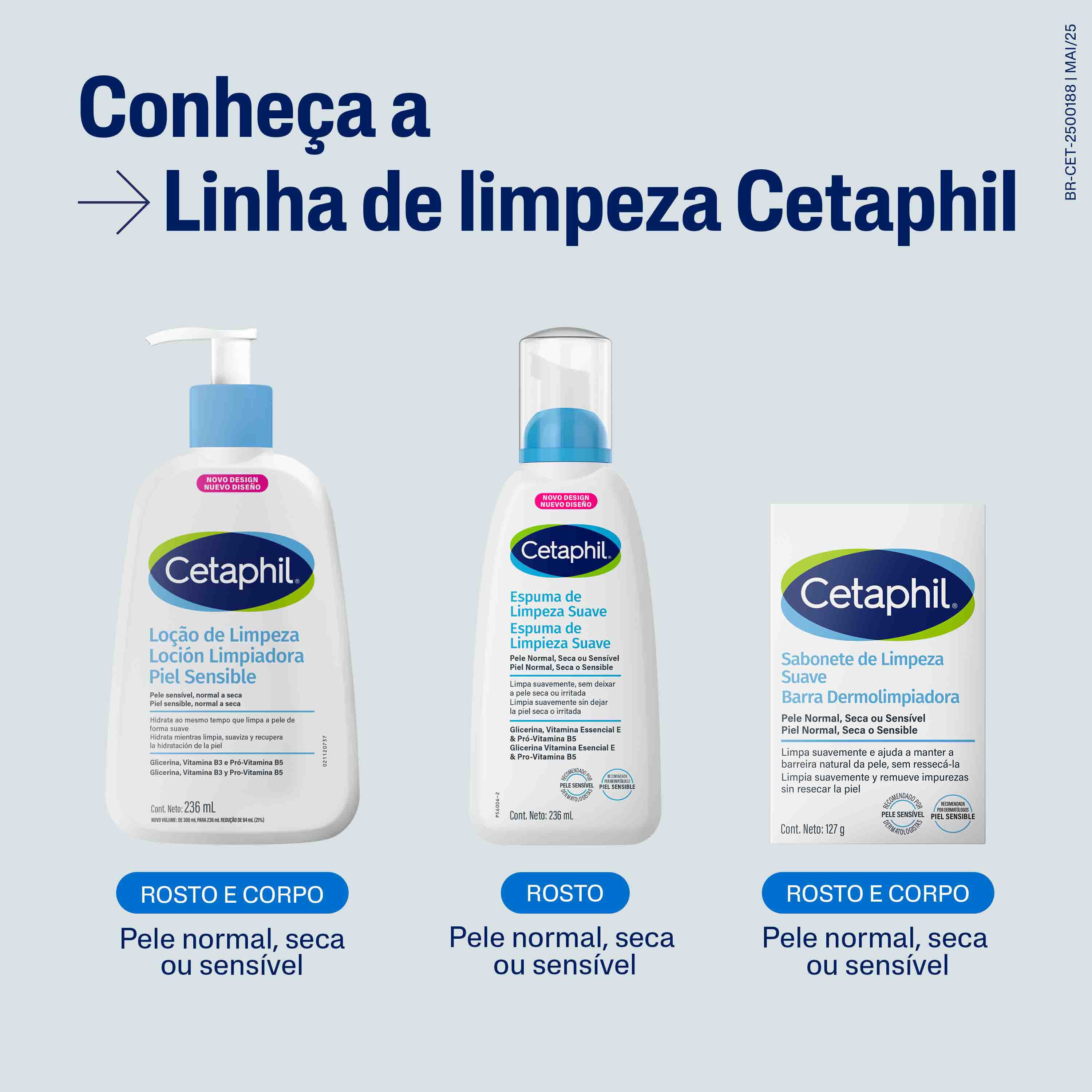 Espuma de Limpeza Suave 236mL