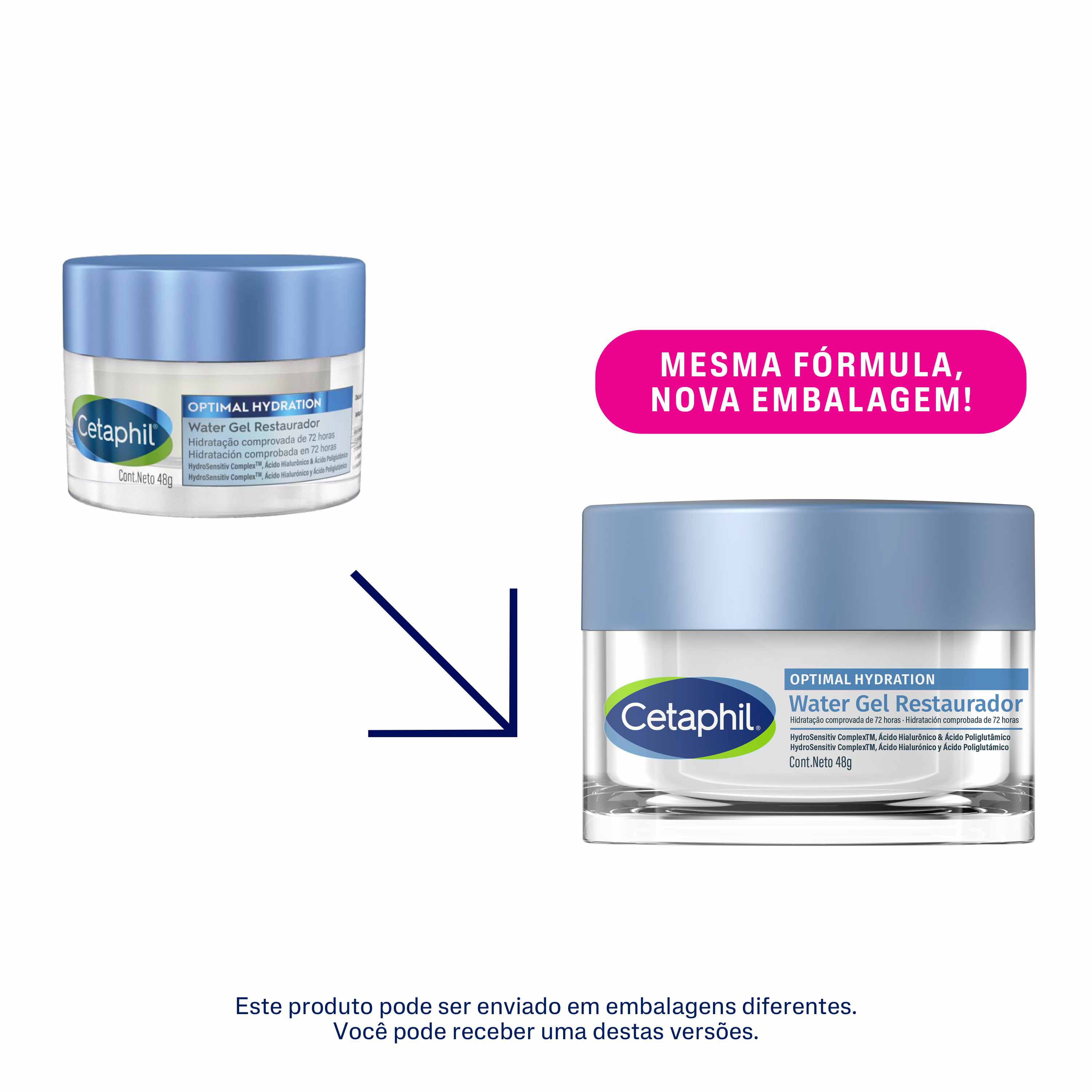 Water Gel Restaurador Optimal Hydration 48g