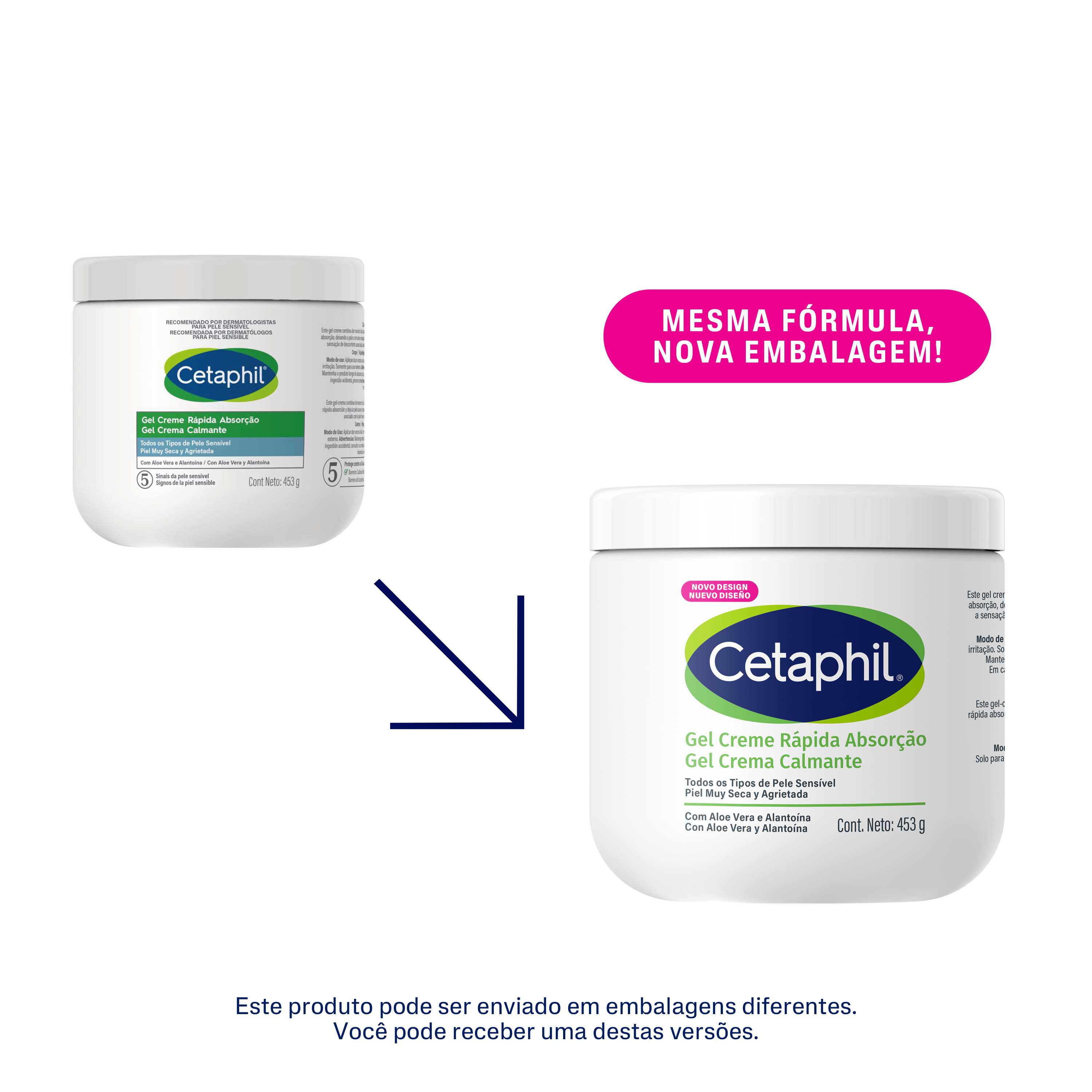 Gel Creme R&aacute;pida Absor&ccedil;&atilde;o 453g