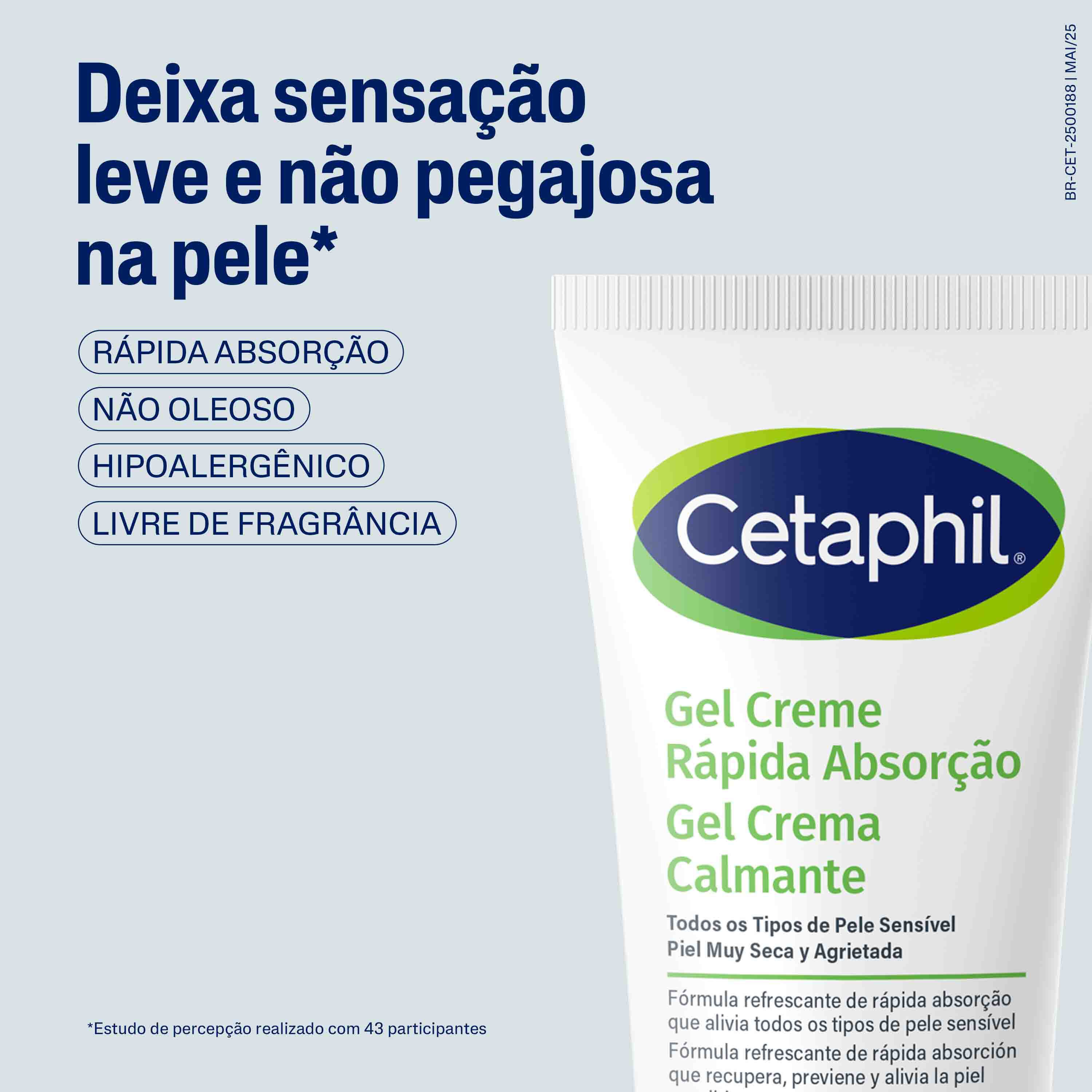 Gel Creme R&aacute;pida Absor&ccedil;&atilde;o 236mL