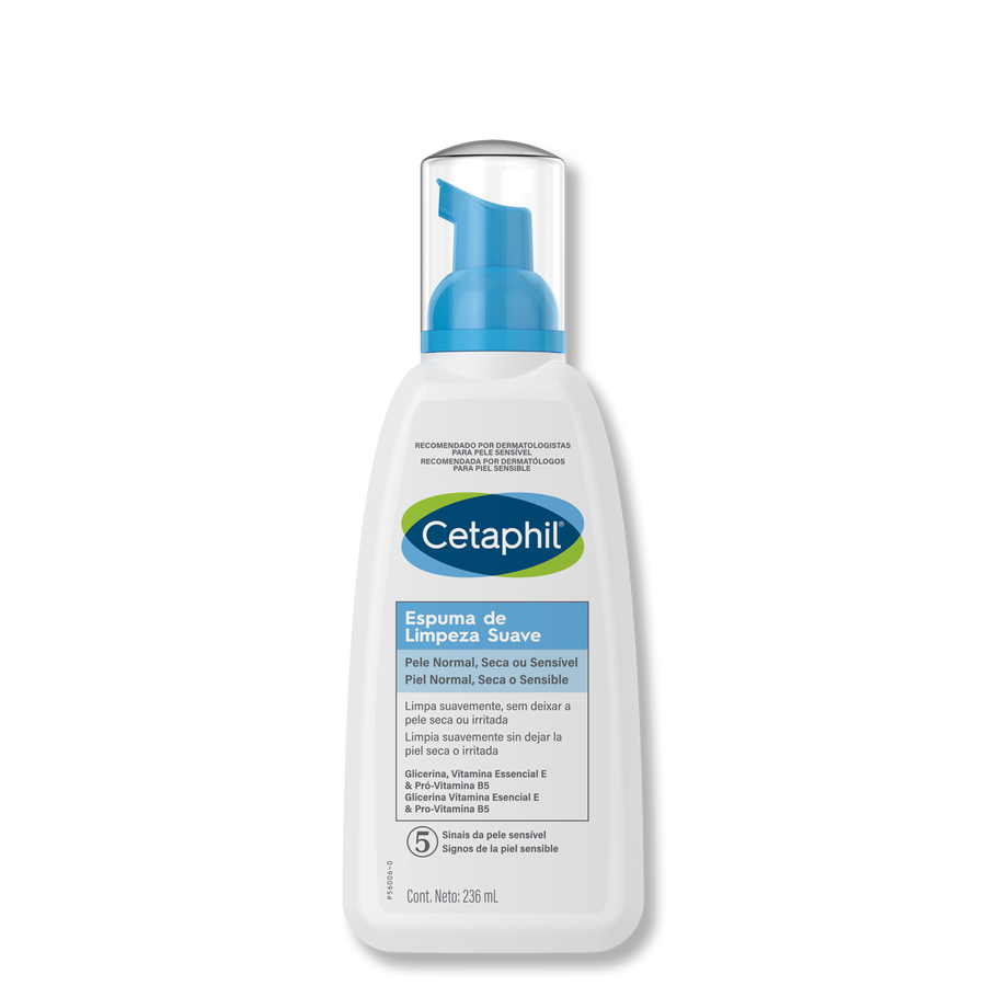 Espuma de Limpeza Suave Cetaphil 236ml