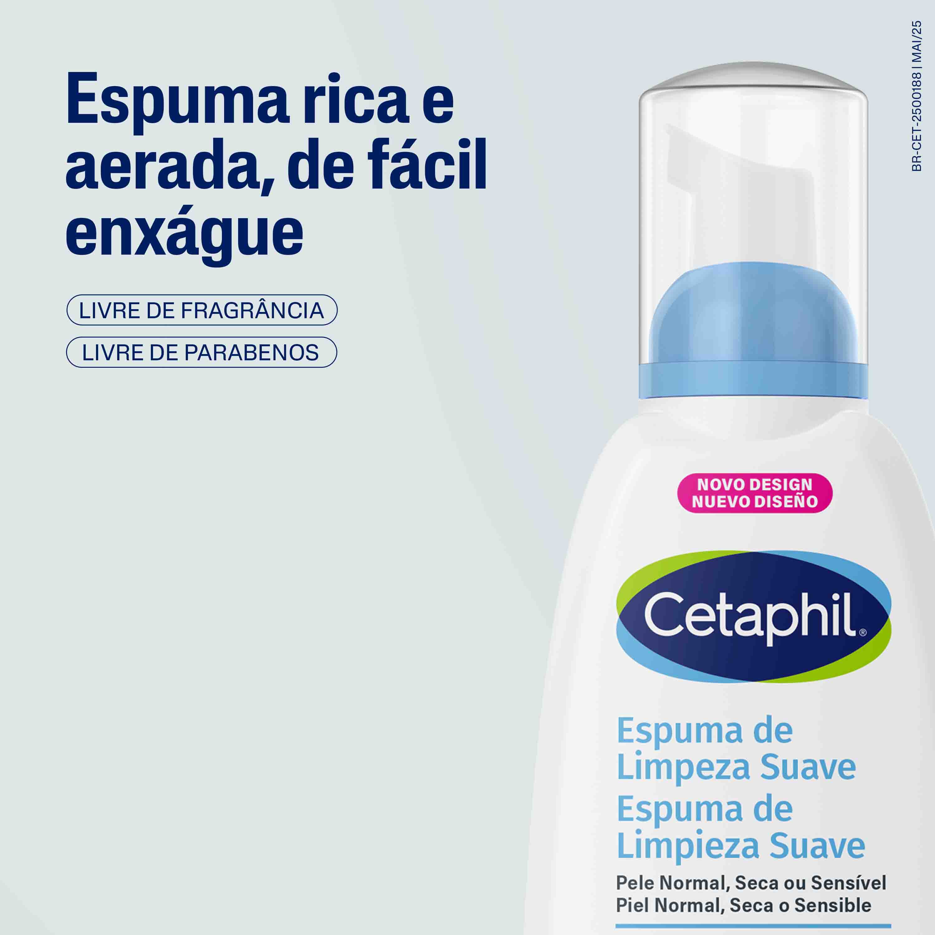 Espuma de Limpeza Suave 236mL