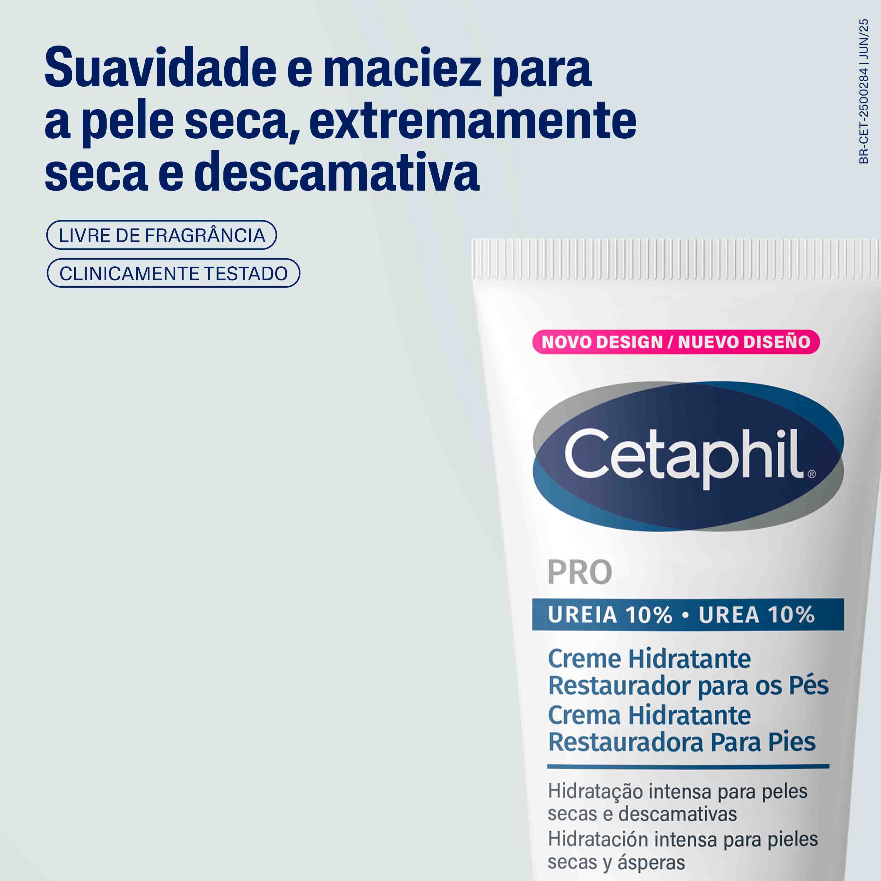 Creme Restaurador para os P&eacute;s PRO Ureia 10% 50g