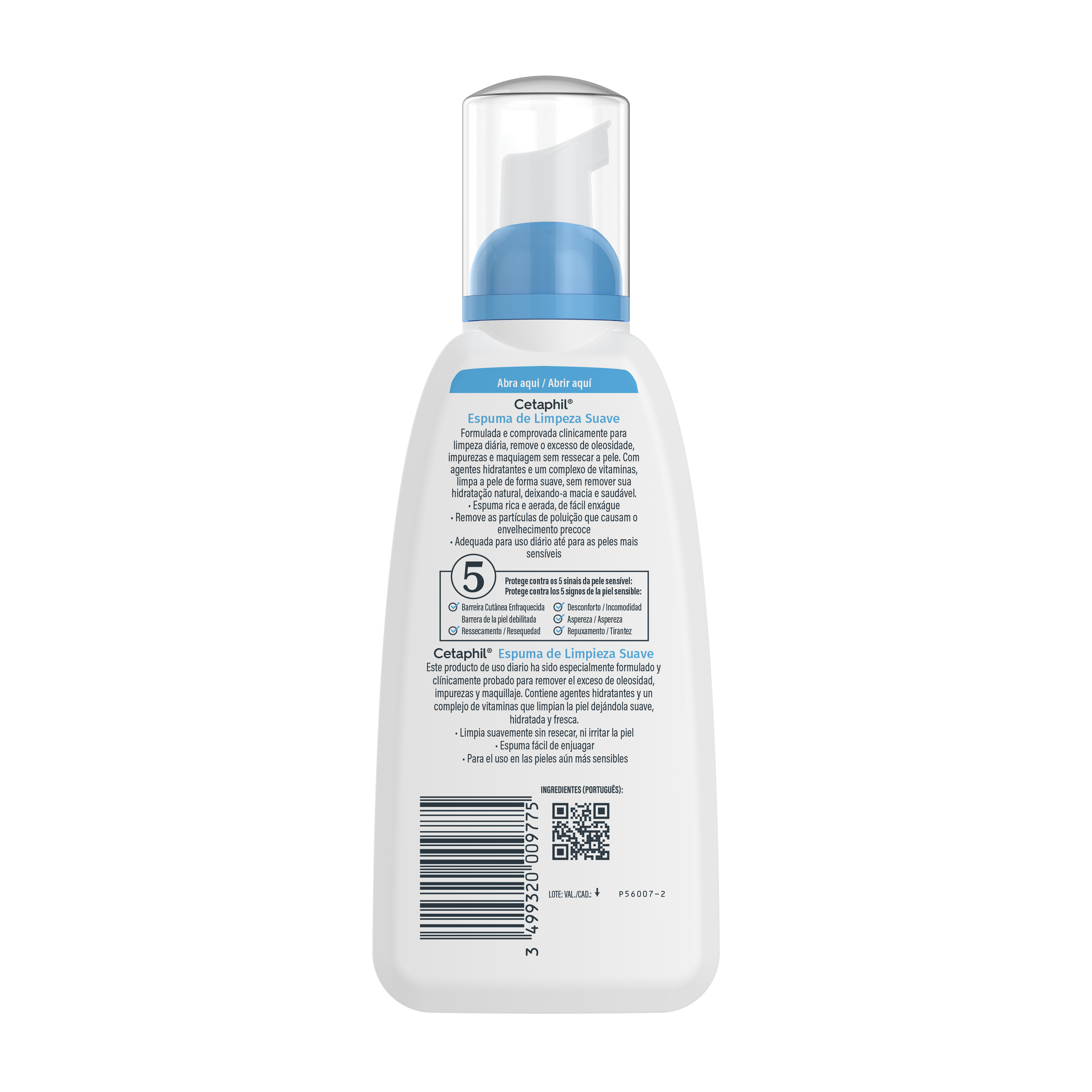 Espuma de Limpeza Suave 236mL