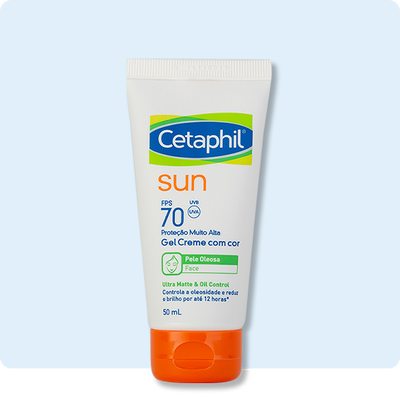 Protetor Solar Com Cor Cetaphil Sun FPS 70 50ml