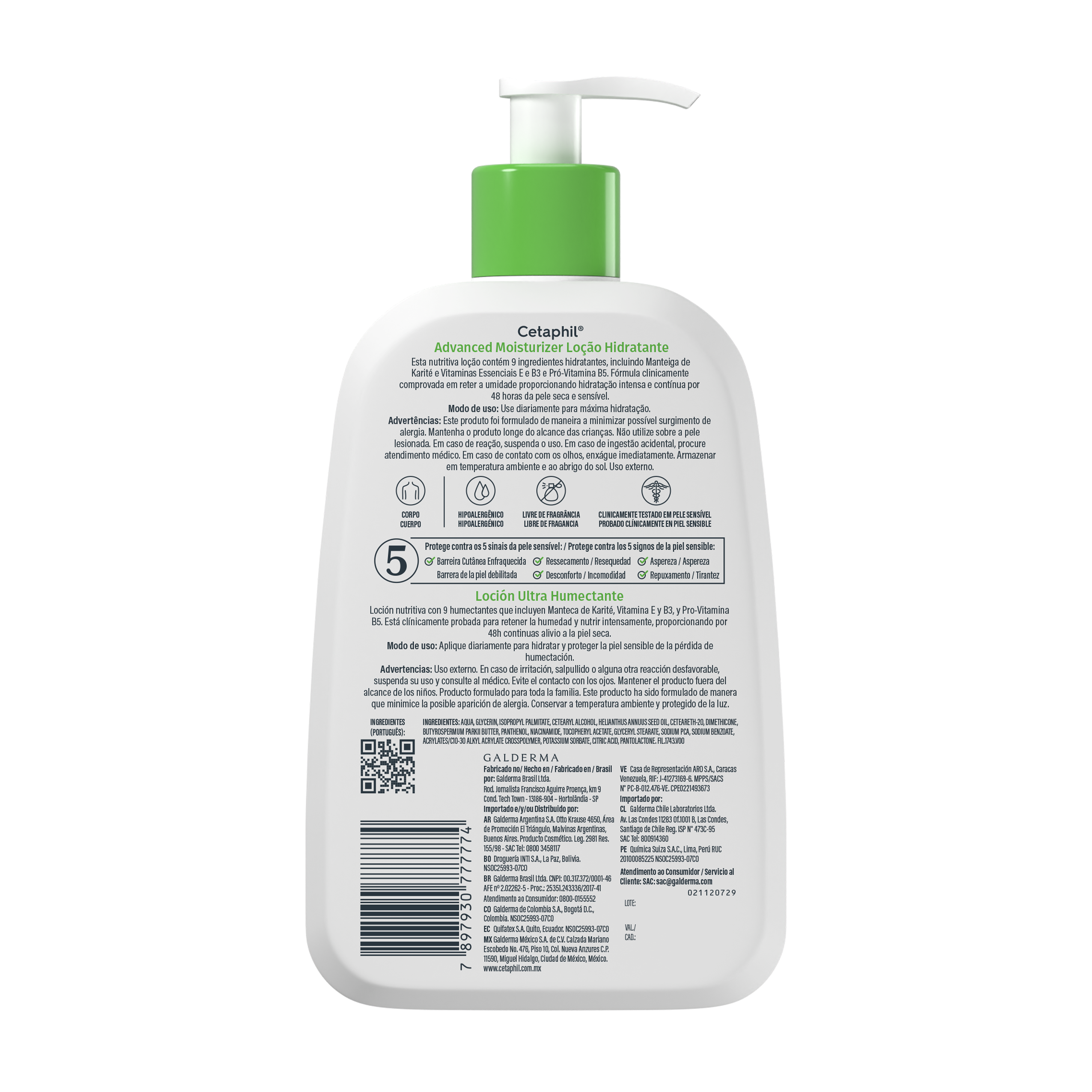 Advanced Moisturizer Lo&ccedil;&atilde;o Hidratante 473mL