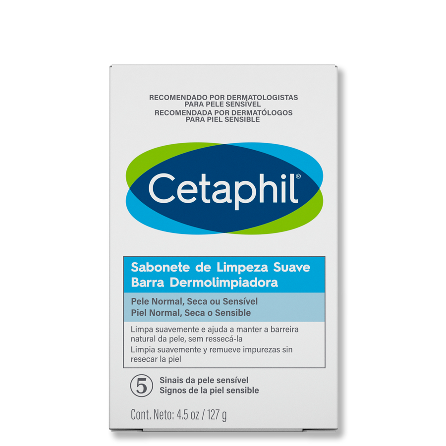 Sabonete Em Barra Cetaphil Limpeza Suave 127g