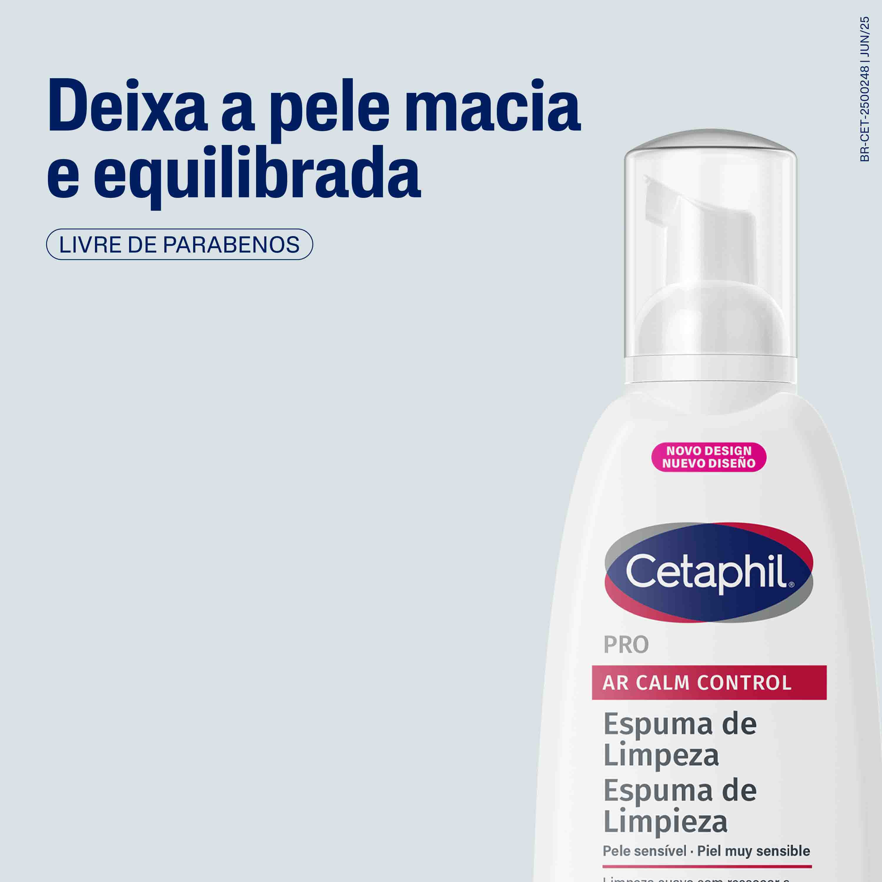 Espuma de Limpeza Facial PRO AR Calm Control 236mL