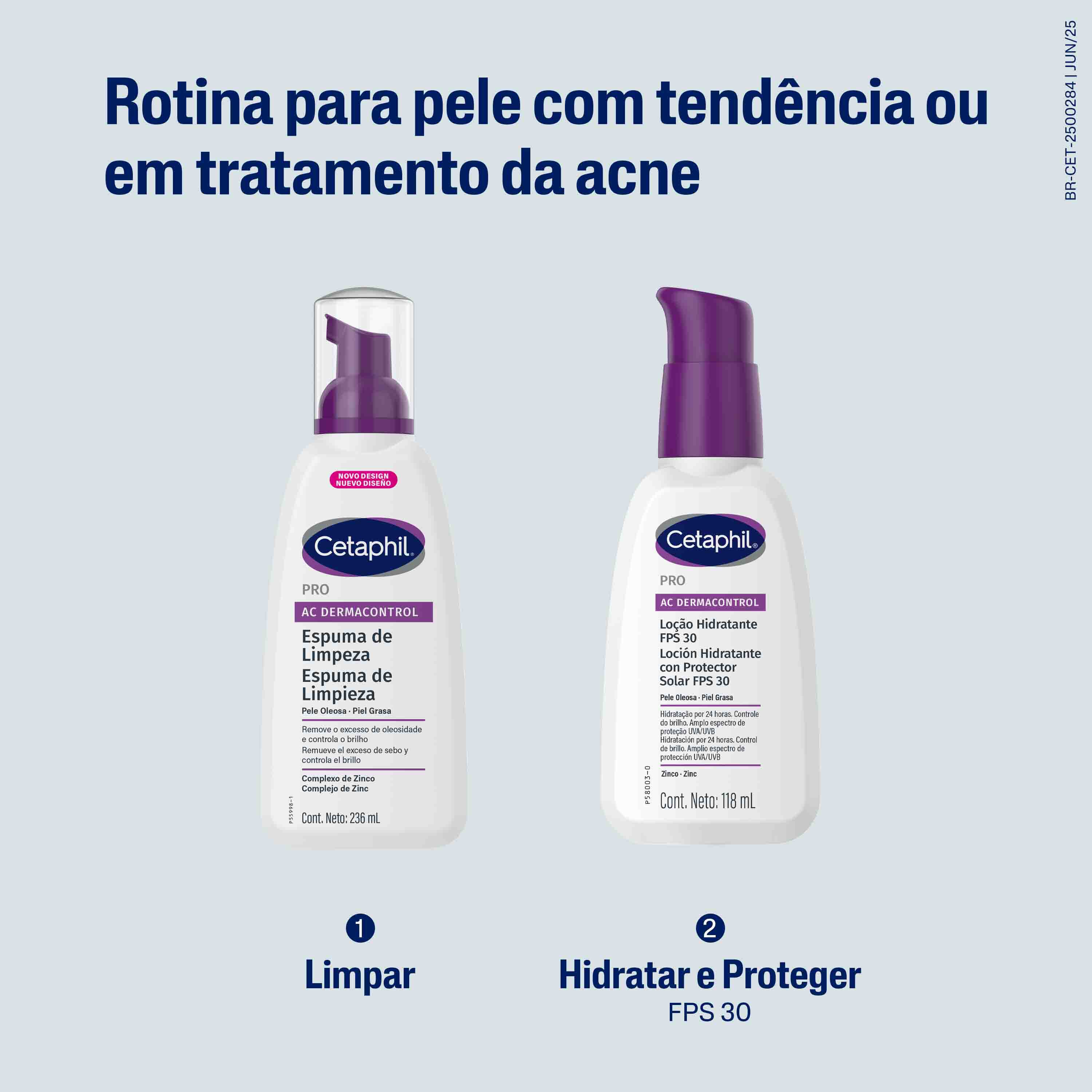 Espuma de Limpeza PRO AC Dermacontrol 236mL