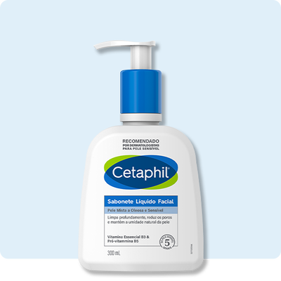 Sabonete Líquido Pele Mista e Oleosa Cetaphil 300ml