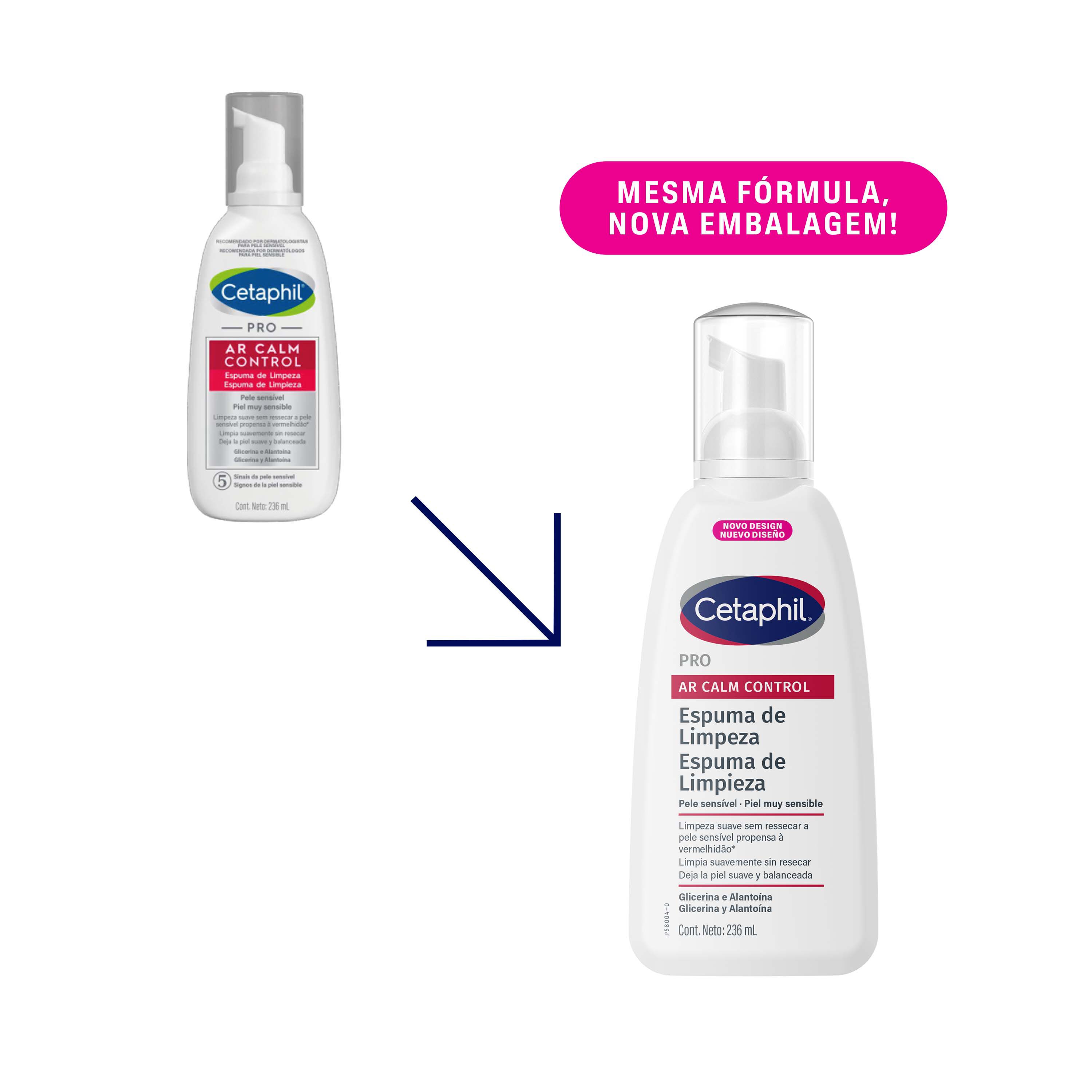 Espuma de Limpeza Facial PRO AR Calm Control 236mL