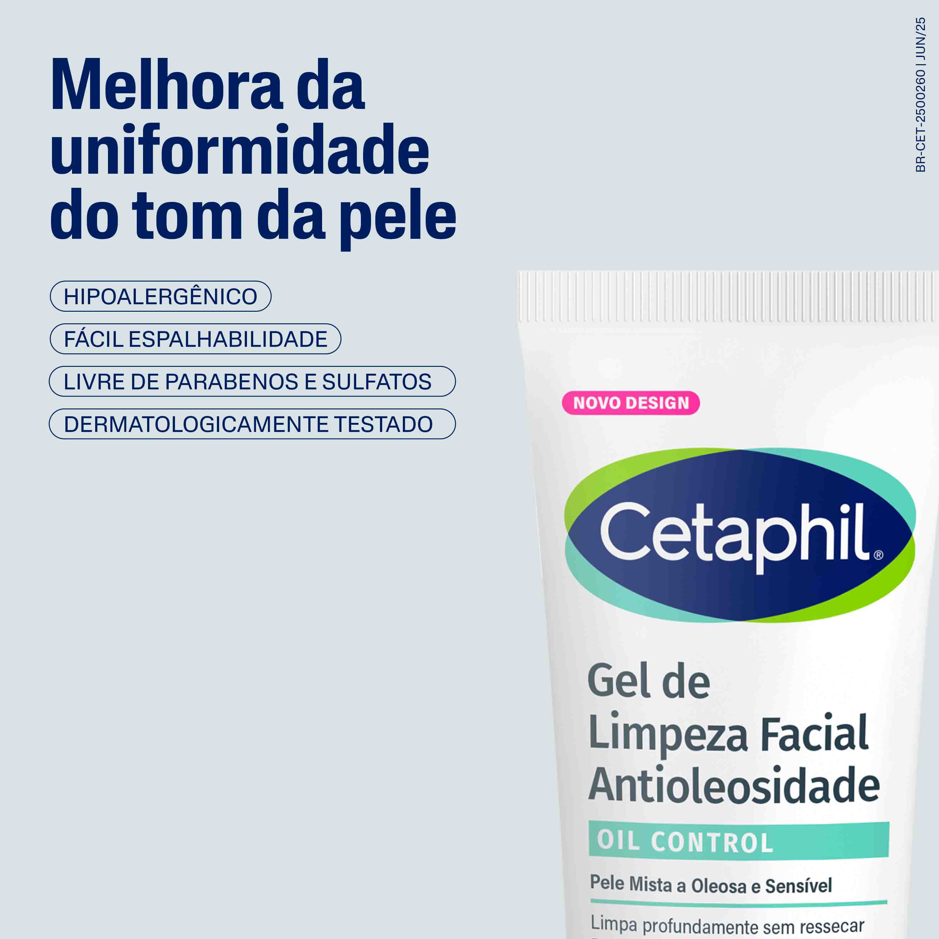 Gel de Limpeza Facial Antioleosidade Oil Control 236mL