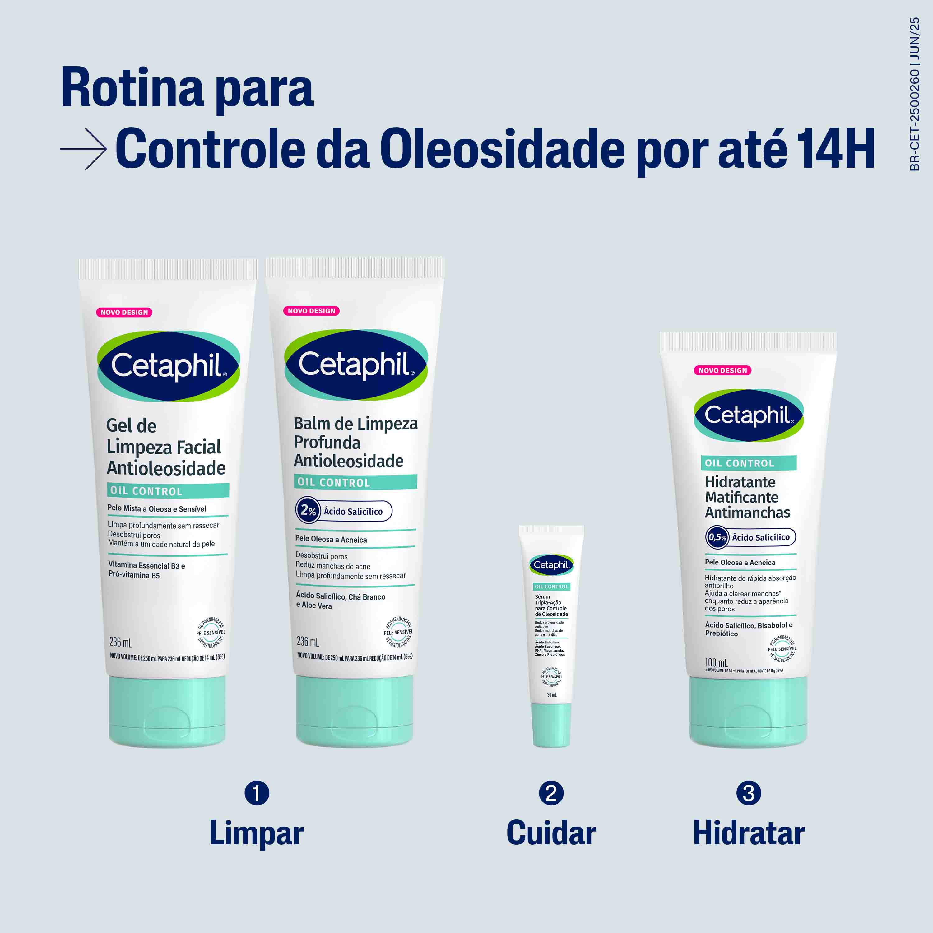 Gel de Limpeza Facial Antioleosidade Oil Control 236mL