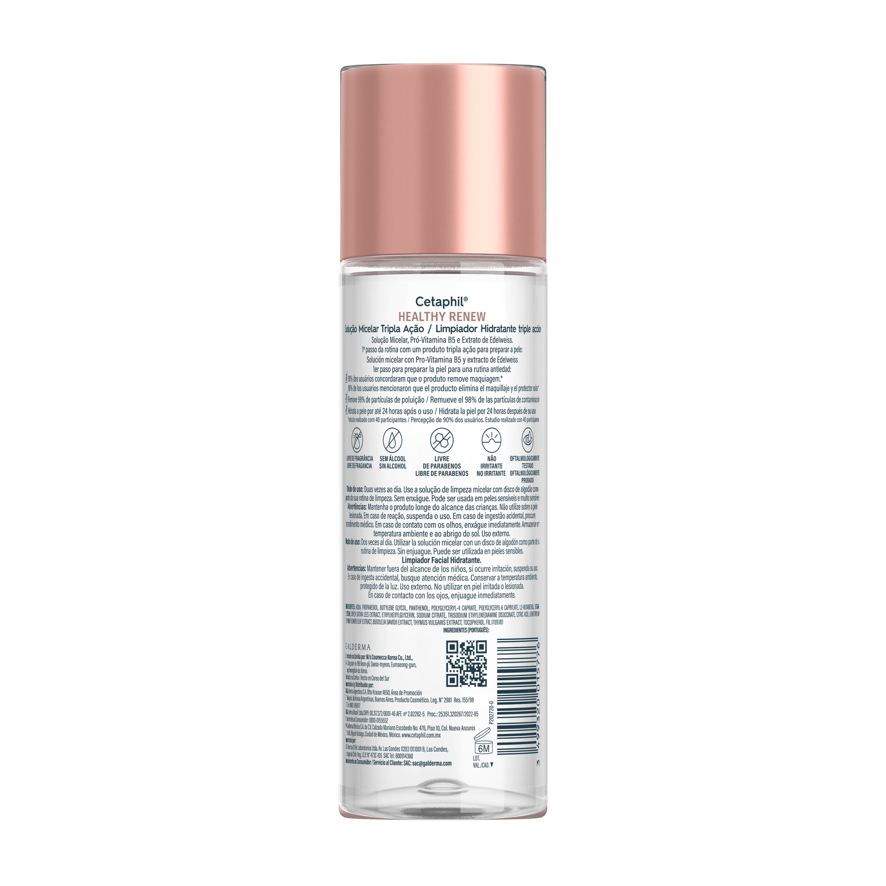 Solu&ccedil;&atilde;o Micelar Tripla A&ccedil;&atilde;o Healthy Renew 160mL