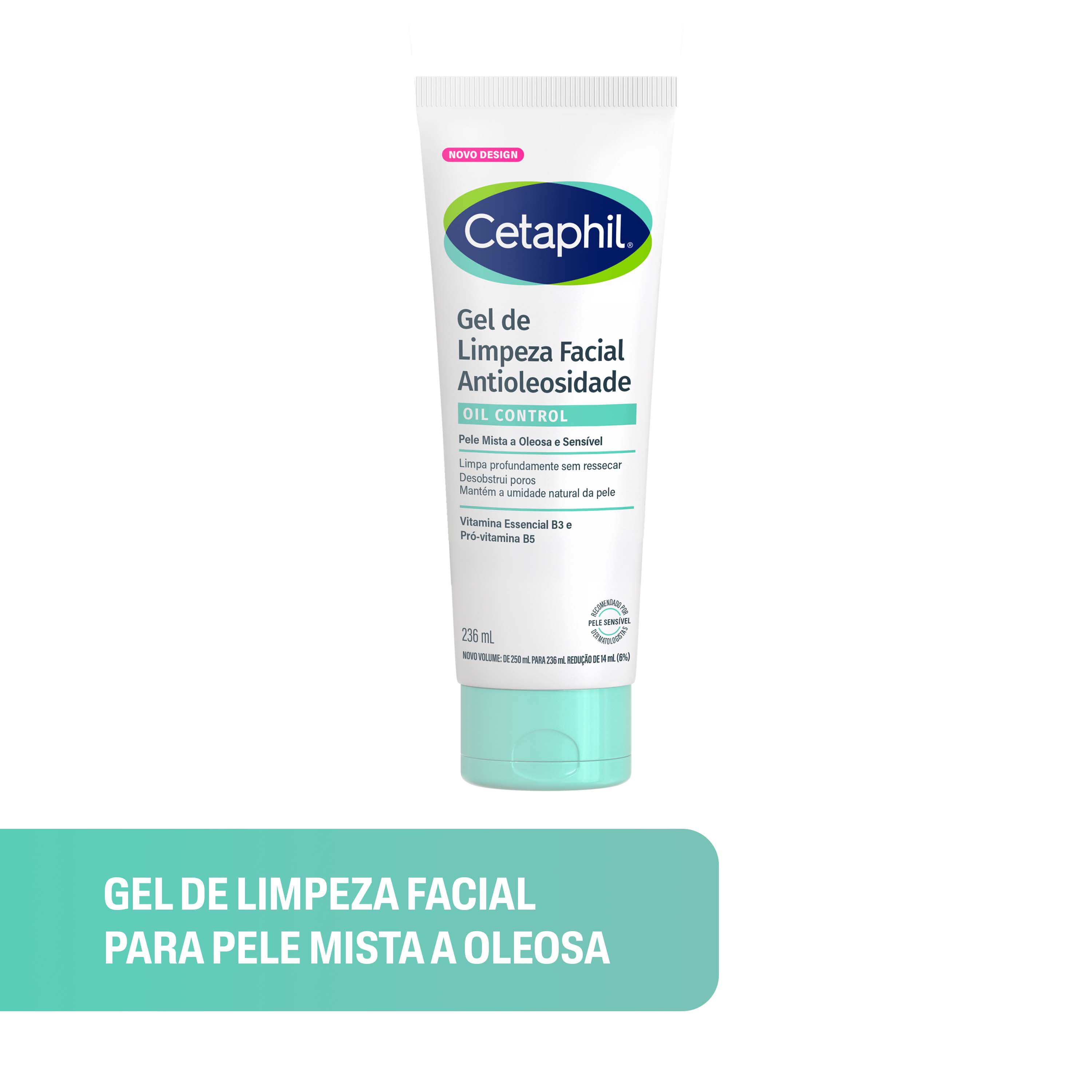 Gel de Limpeza Facial Antioleosidade Oil Control 236mL