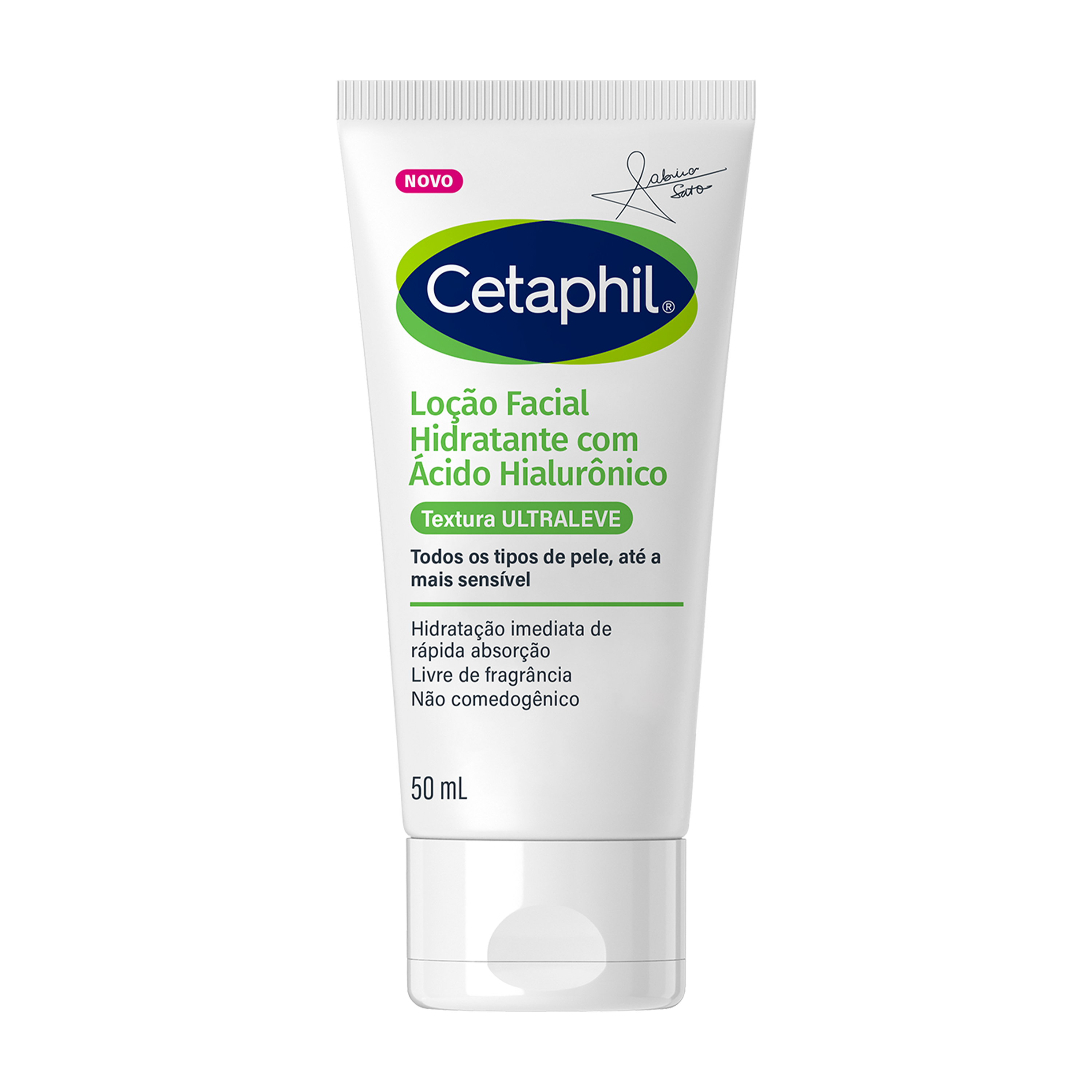 Lo&ccedil;&atilde;o Hidratante Facial com &Aacute;cido Hialur&ocirc;nico 50mL