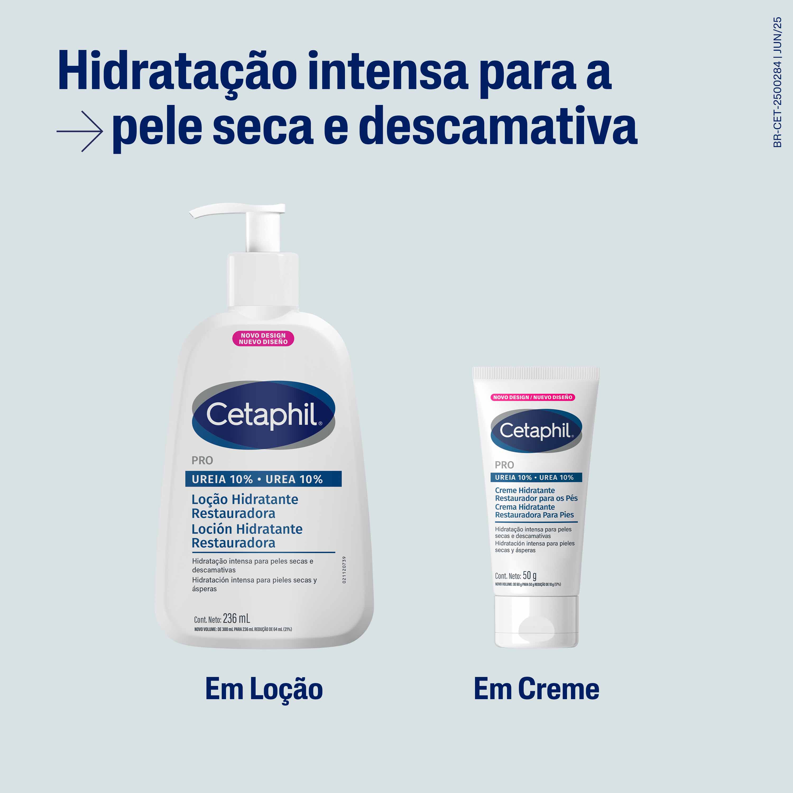 Creme Restaurador para os P&eacute;s PRO Ureia 10% 50g