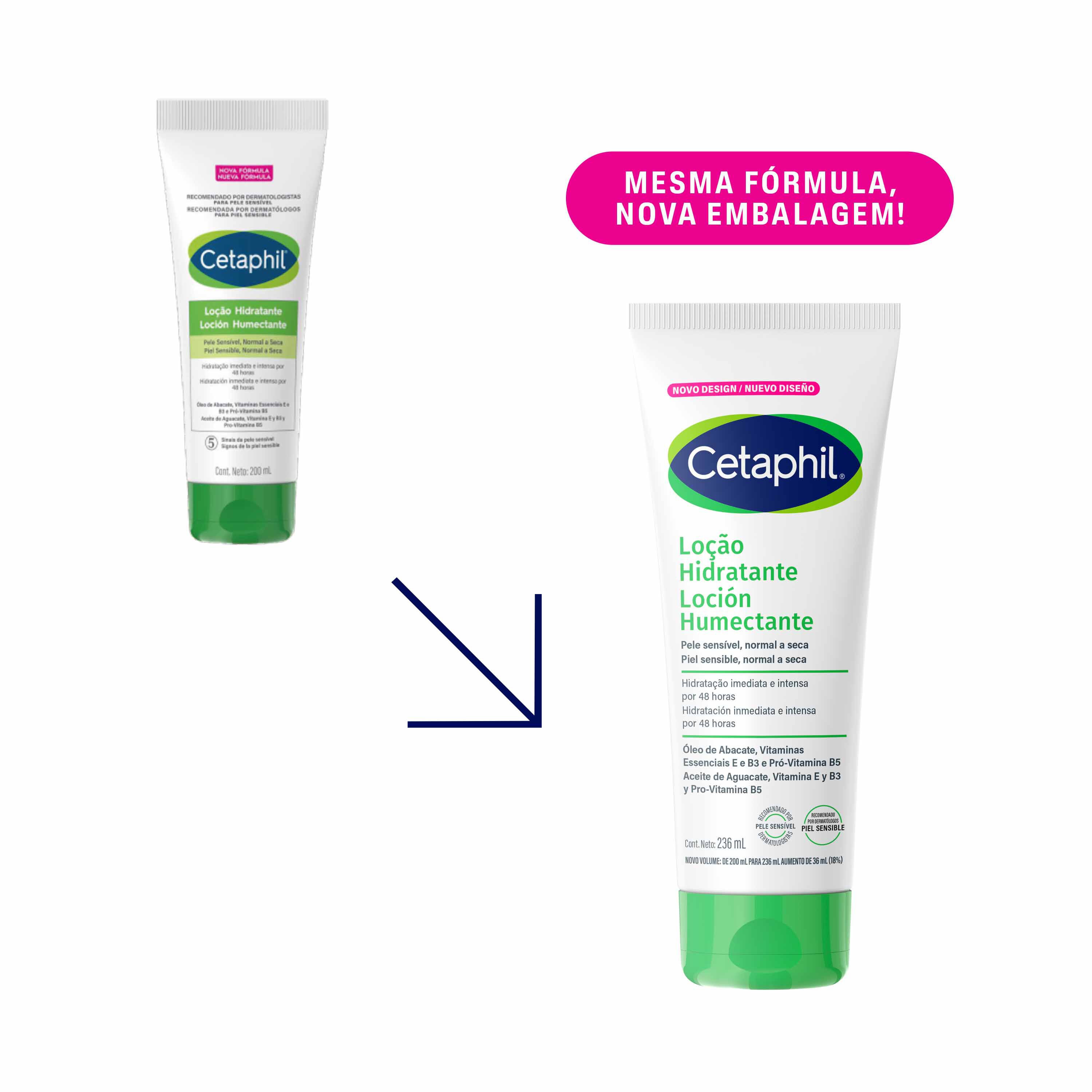 Lo&ccedil;&atilde;o Hidratante 236mL